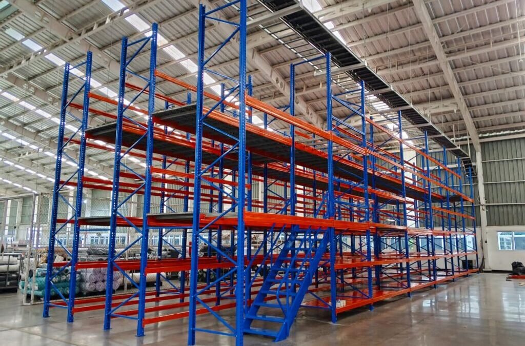 Rak Industri Cantilever untuk Material Panjang seperti Pipa dan Kayu